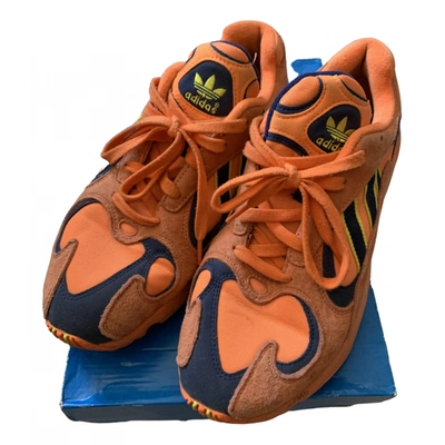 Pre-owned Adidas Originals Yung-1 Low Trainers In Orange