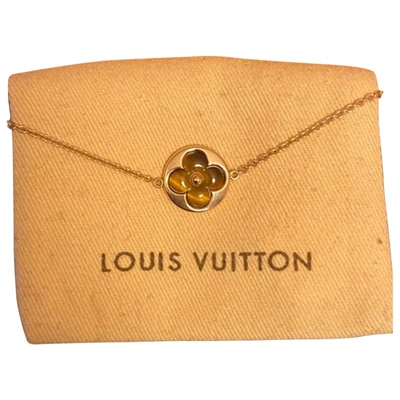 Pre-owned Louis Vuitton Yellow Gold Bracelet In Brown