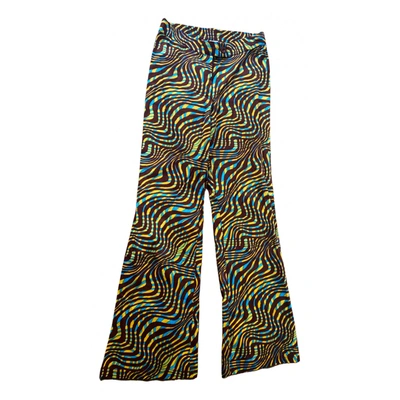 Pre-owned Gimaguas Trousers In Multicolour