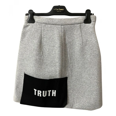 Pre-owned Msgm Skirt In Grey