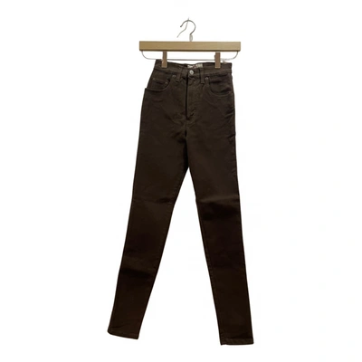 Pre-owned Levi's Slim Pants In Brown