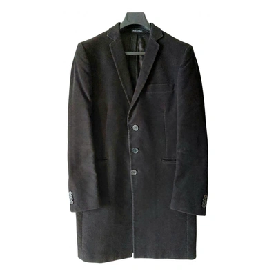 Pre-owned Daniele Alessandrini Coat In Black