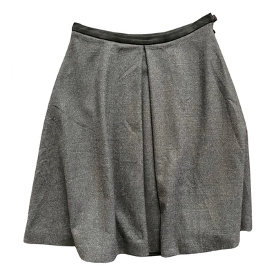 Pre-owned Antonio Marras Wool Mid-length Skirt In Anthracite