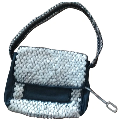 Pre-owned Sonia Rykiel Domino Leather Handbag In Multicolour