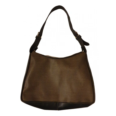 Pre-owned Fendi Cloth Handbag In Brown