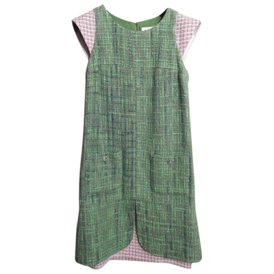 Pre-owned Chanel Dress In Green