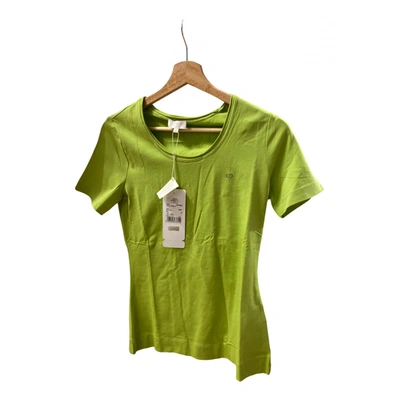 Pre-owned Escada T-shirt In Green