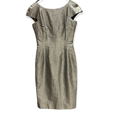Pre-owned Dolce & Gabbana Mid-length Dress In Silver