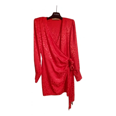 Pre-owned The Andamane Mini Dress In Red