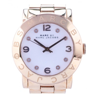 Pre-owned Marc By Marc Jacobs Watch In White