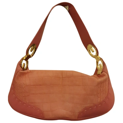 Pre-owned Escada Leather Handbag In Pink