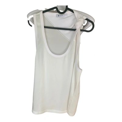 Pre-owned Alexander Wang T Top In White