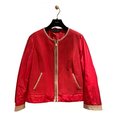 Pre-owned Trussardi Jacket In Red