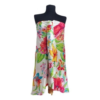 Pre-owned Lauren Ralph Lauren Silk Mini Dress In Multicolour