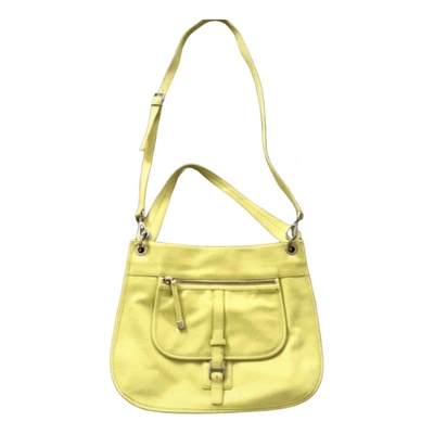 Pre-owned Max & Co Handbag In Yellow