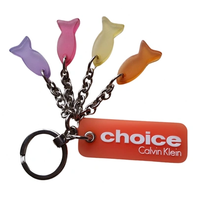 Pre-owned Calvin Klein Bag Charm In Multicolour
