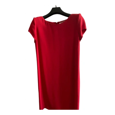 Pre-owned Saint Laurent Mini Dress In Red