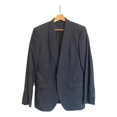 Pre-owned Dolce & Gabbana Wool Suit In Anthracite