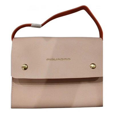 Pre-owned Piquadro Vegan Leather Handbag In Pink
