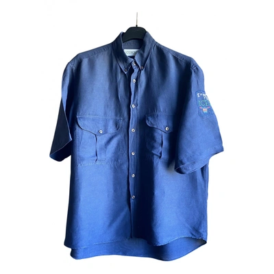 Pre-owned Iceberg Linen Shirt In Blue