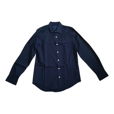 Pre-owned Tommy Hilfiger Shirt In Black