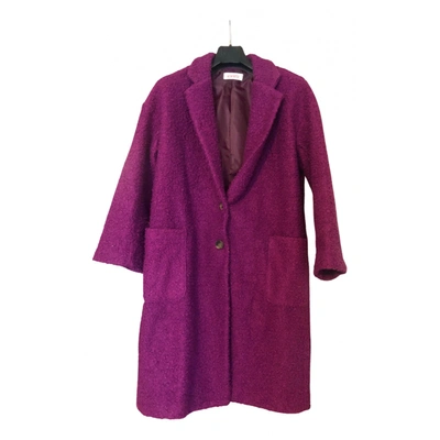 Pre-owned Kontatto Peacoat In Purple