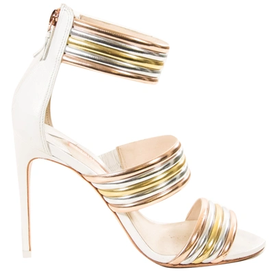 Pre-owned Sophia Webster Leather Sandals In White