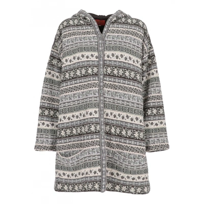 Pre-owned Kenzo Wool Coat In Multicolour