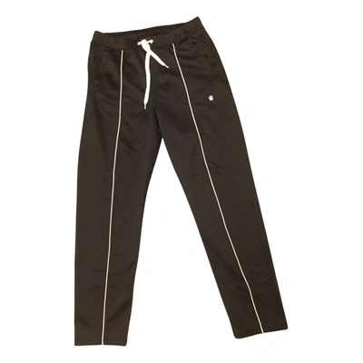 Pre-owned G-star Raw Trousers In Black