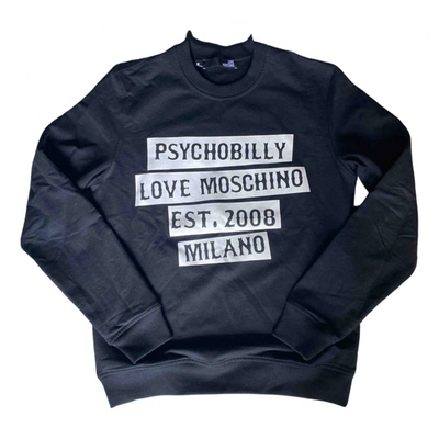 Pre-owned Moschino Love Sweatshirt In Black