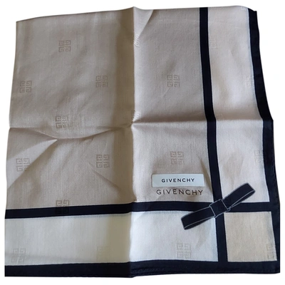 Pre-owned Givenchy Scarf & Pocket Square In Beige