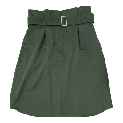Pre-owned Max Mara Mid-length Skirt In Green