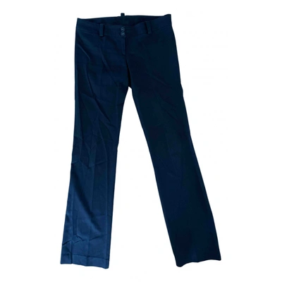 Pre-owned Patrizia Pepe Trousers In Blue
