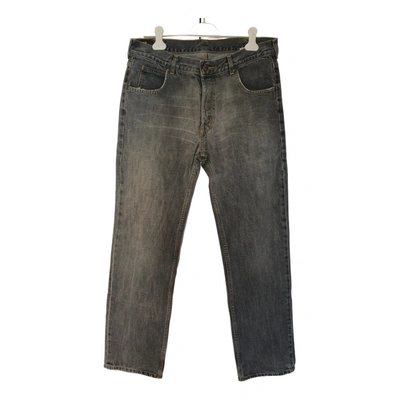 Pre-owned Lee Jeans In Grey