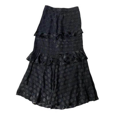 Pre-owned Cushnie Et Ochs Mid-length Skirt In Black