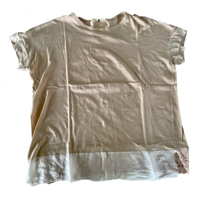 Pre-owned N°21 T-shirt In Beige