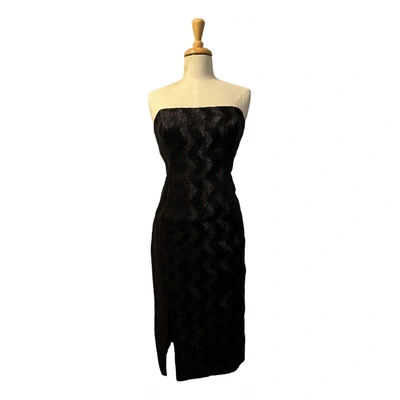 Pre-owned Manning Cartell Mid-length Dress In Black