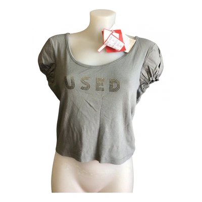 Pre-owned Max & Co Top In Khaki