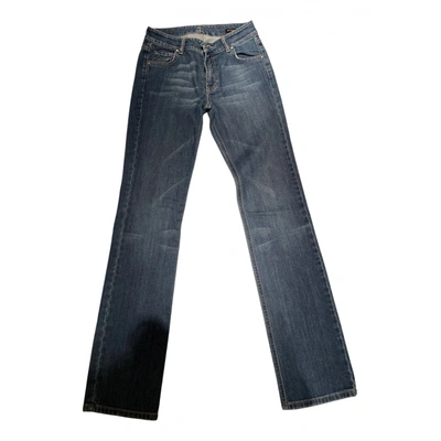 Pre-owned Kiton Straight Jeans In Blue