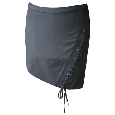 Pre-owned Mason By Michelle Mason Mini Skirt In Black