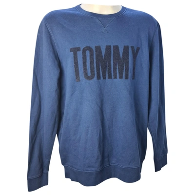 Pre-owned Tommy Hilfiger Sweatshirt In Blue