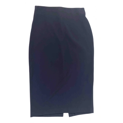 Pre-owned Joseph Ribkoff Mid-length Skirt In Black