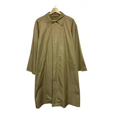 Pre-owned Dior Trench In Brown