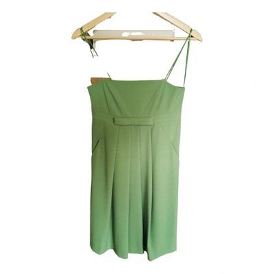 Pre-owned Moschino Cheap And Chic Mini Dress In Green