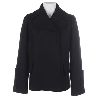 Pre-owned Tara Jarmon Wool Jacket In Black
