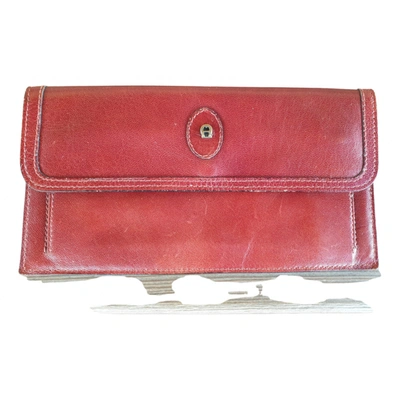 Pre-owned Etienne Aigner Leather Wallet In Brown