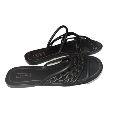 Pre-owned Reiss Sandals In Black