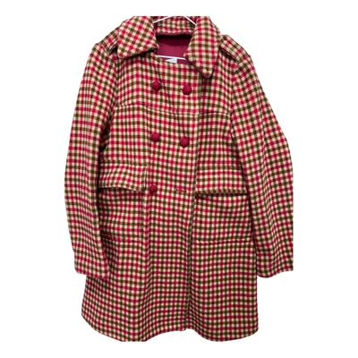 Pre-owned Dondup Wool Coat In Multicolour