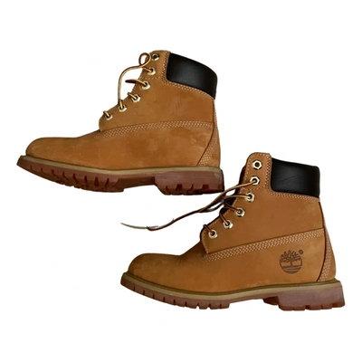 Pre-owned Timberland Leather Ankle Boots In Other