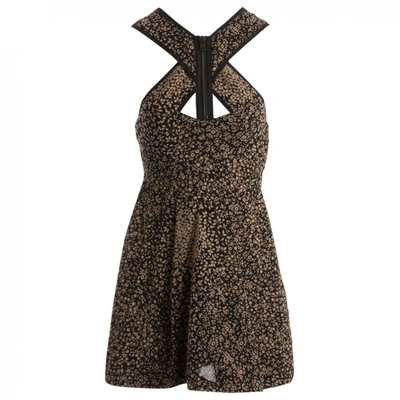 Pre-owned Jasmine Di Milo Mini Dress In Wool In Black